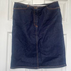Karen Kane Short stretch Demin Skirt 8